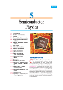 Semiconductor Physics: Textbook Chapter