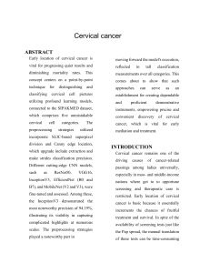 Cervical Cancer Detection with Deep Learning