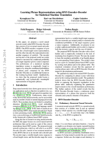 RNN Encoder-Decoder for Machine Translation