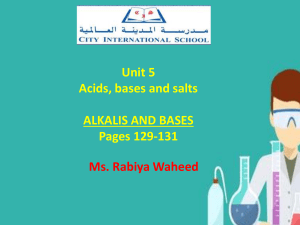 Alkalis, Bases, and Salts: Properties & Uses