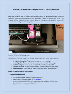 Fix HP Printer Ink Cartridge Problems: A Step-by-Step Guide