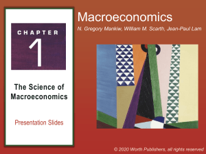 Macroeconomics: The Science of Macroeconomics Slides