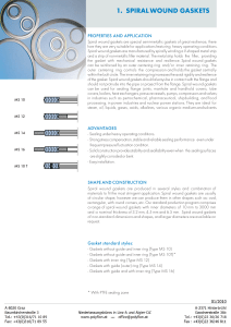 Spiral Wound Gaskets: Properties, Application & Dimensions