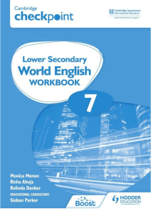 World English Workbook 7: Lower Secondary Education