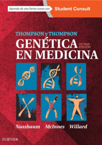 Genética en Medicina: Thompson y Thompson, 8ª Edición