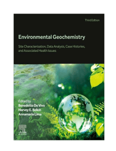 Environmental Geochemistry: Site Analysis & Health