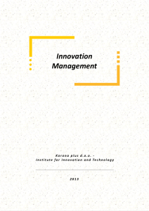 Innovation Management Textbook