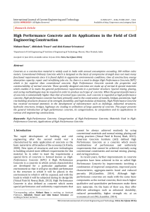 High-Performance Concrete: Applications & Properties