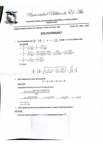 Complex Variable Exam Solution - University Level