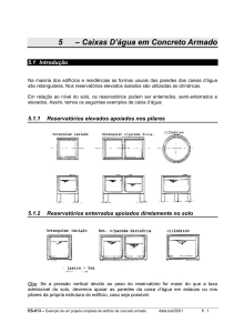 Projeto de Caixas D'água em Concreto Armado