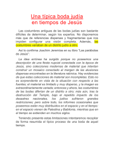 Bodas Judías en Tiempos de Jesús: Costumbres y Significado