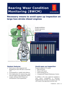 Bearing Wear Condition Monitoring - Brochure