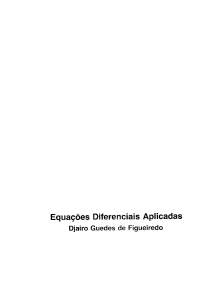 Djairo Guedes de Figueiredo - Equações Diferenciais Aplicadas-IMPA (1979)