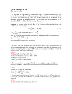 EM 340 Homework: Fluid Mechanics Problems & Solutions