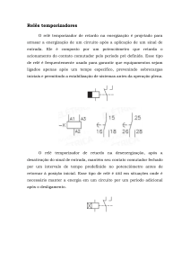 Relés Temporizadores: Funcionamento e Aplicações