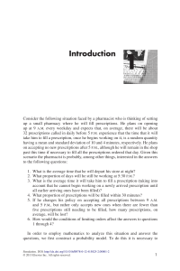 Simulation Techniques: Probability Models & Random Numbers