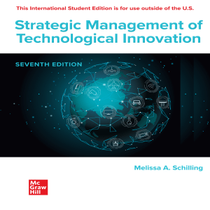 Melissa A. Schilling - Strategic Management of Technological Innovation-McGraw Hill (2022)