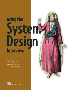 Acing the System Design Interview: System Design Guide