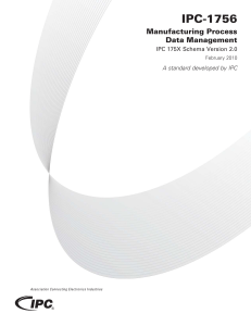 IPC-1756: Manufacturing Process Data Management Standard