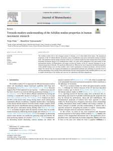 Achilles Tendon Biomechanics: Properties & Human Movement