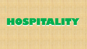 Hospitality Industry Overview: Accommodation & Services