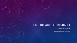 Finanzas P&uacute;blicas: Introducci&oacute;n y Funciones