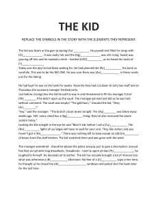 Chemical Elements Worksheet: The Kid's Bank Robbery