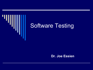 Software Testing: Methods, Levels, and Practices