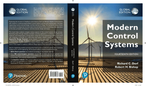 Robert H. Bishop  Richard C. Dorf - Modern control systems-Pearson (2022)