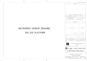 Instrument Hookup Drawing - B12-24P Platform