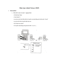 Fanuc Robot Training: Teach Pendant & Coordinate Systems