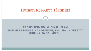 Human Resource Planning Presentation