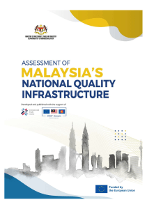 Malaysia National Quality Infrastructure Assessment Report