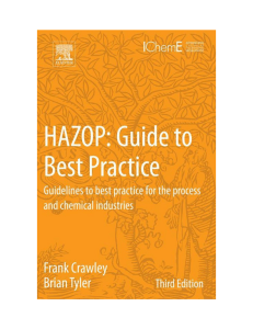 HAZOP Guide: Best Practices in Chemical Engineering