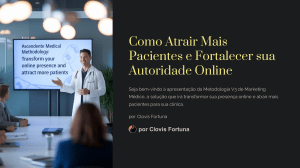 Marketing Médico: Metodologia V3 para Atrair Pacientes