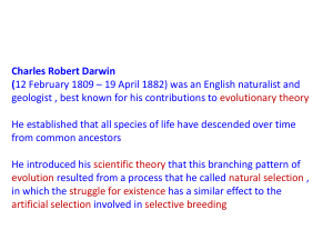 Darwinism & Business: Evolution, Selection, and Management