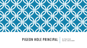 Pigeonhole Principle: Definition, Examples & Applications