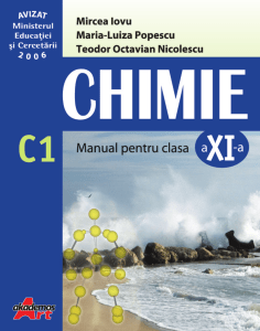 Manual Chimie Clasa a XI-a: Izomerie, Compuși Organici, Biochimie