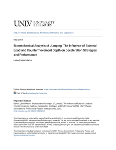 Jumping Biomechanics: Load, Depth, and Deceleration Strategies