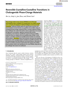 Liu 等 - 2024 - Reversible Crystalline‐Crystalline Transitions in Chalcogenide Phase‐Change Materials