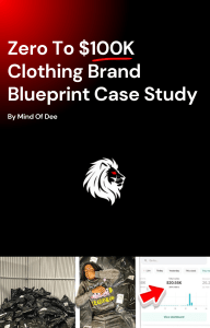 Clothing Brand Blueprint: Zero to $100K Case Study