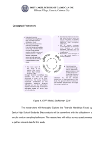 CIPP Model: Financial Hardships of Senior High School Students