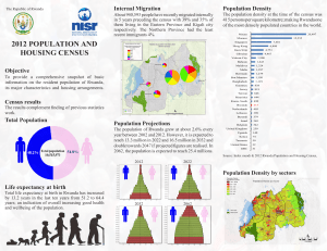 Rwanda 2012 Population & Housing Census: Key Findings & Projections