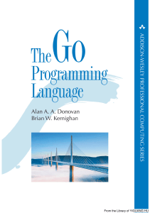 The Go Programming Language Textbook