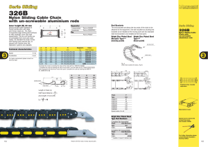 326B Nylon Cable Chain Specs: Dimensions, Part Numbers & More