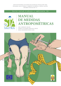 Manual de medidas antropométricas