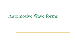 Automotive Waveforms & Oscilloscope Diagnostics