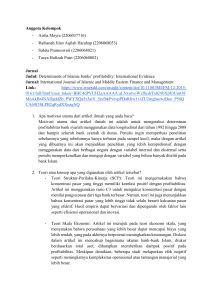 Profitabilitas Bank Syariah: Determinan & Bukti Internasional