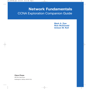 Network Fundamentals CCNA Exploration Companion Guide