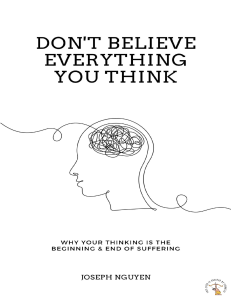 Don't Believe Everything You Think: Finding Inner Peace